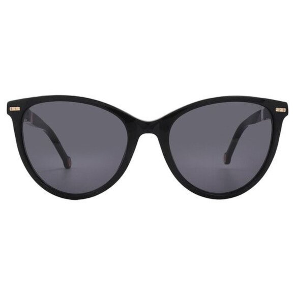 NEW CAROLINA HERRERA SUNGLASSES BLACK WOMEN EYEWEAR HER 0107/S 0KDX IR